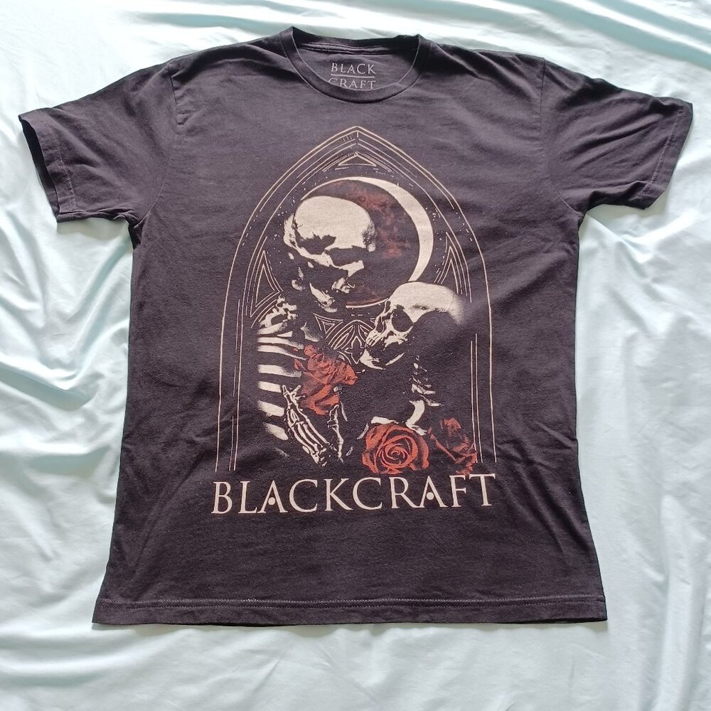 BlackCraft Cult Skeleton Lovers with Roses T-Shirt Adult L Lovers & Sinners